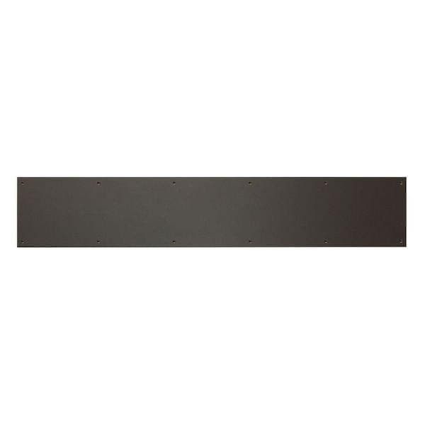 Brass Accents 8 in. x 40 in. Kick Plate Oil Rubbed Bronze Powder Coated Screw Mount A09-P0840-613KP - main